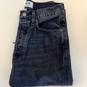 NWOT AGOLDE Lana Straight Jean in Disorder